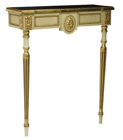 BELGIAN LOUIS XVI STYLE PARCEL GILT