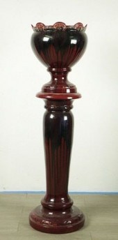 BELGIAN POTTERY JARDINIERE ON
