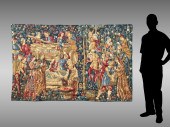 BELGIAN SCENIC TAPESTRY: Large
