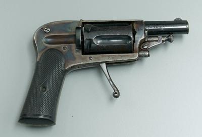 Belgian spur trigger revolver,