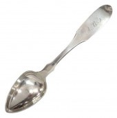 BELL & BROS COIN SILVER FIDDLE