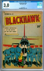 BELL FEATURES BLACKHAWK #28 CG