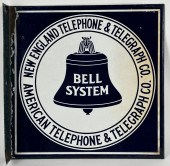 "BELL SYSTEM" ENAMEL-ON-TIN DO