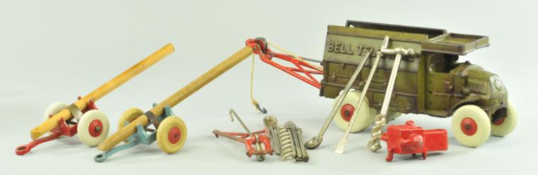 BELL TELEPHONE TRUCK Hubley cast
