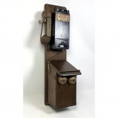 BELL TELEPHONE Wood and Brass