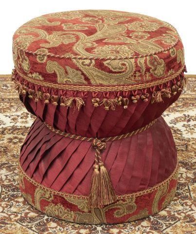BELLA ROSE UPHOLSTERED OTTOMAN