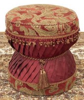 BELLA ROSE UPHOLSTERED OTTOMAN
