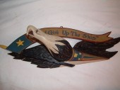 BELLAMY EAGLE PLAQUEAntique ca