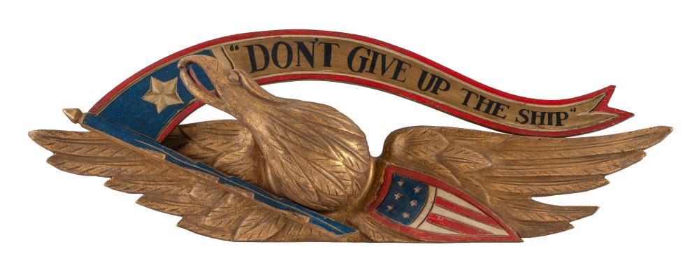 BELLAMY-STYLE EAGLE PLAQUE MID-20TH