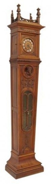 BELLANGER FRENCH CARVED WALNUT