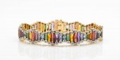 BELLARRI 14K GOLD, MULTI-STONE