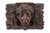 BELLE EPOCH CARVED PORTRAIT PA