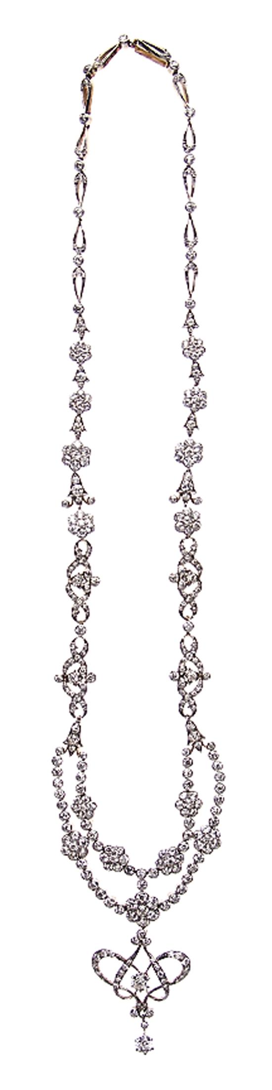 Belle Epoque diamond necklace by