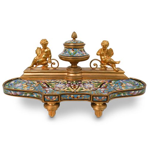 BELLE EPOQUE FRENCH CHAMPLEVE