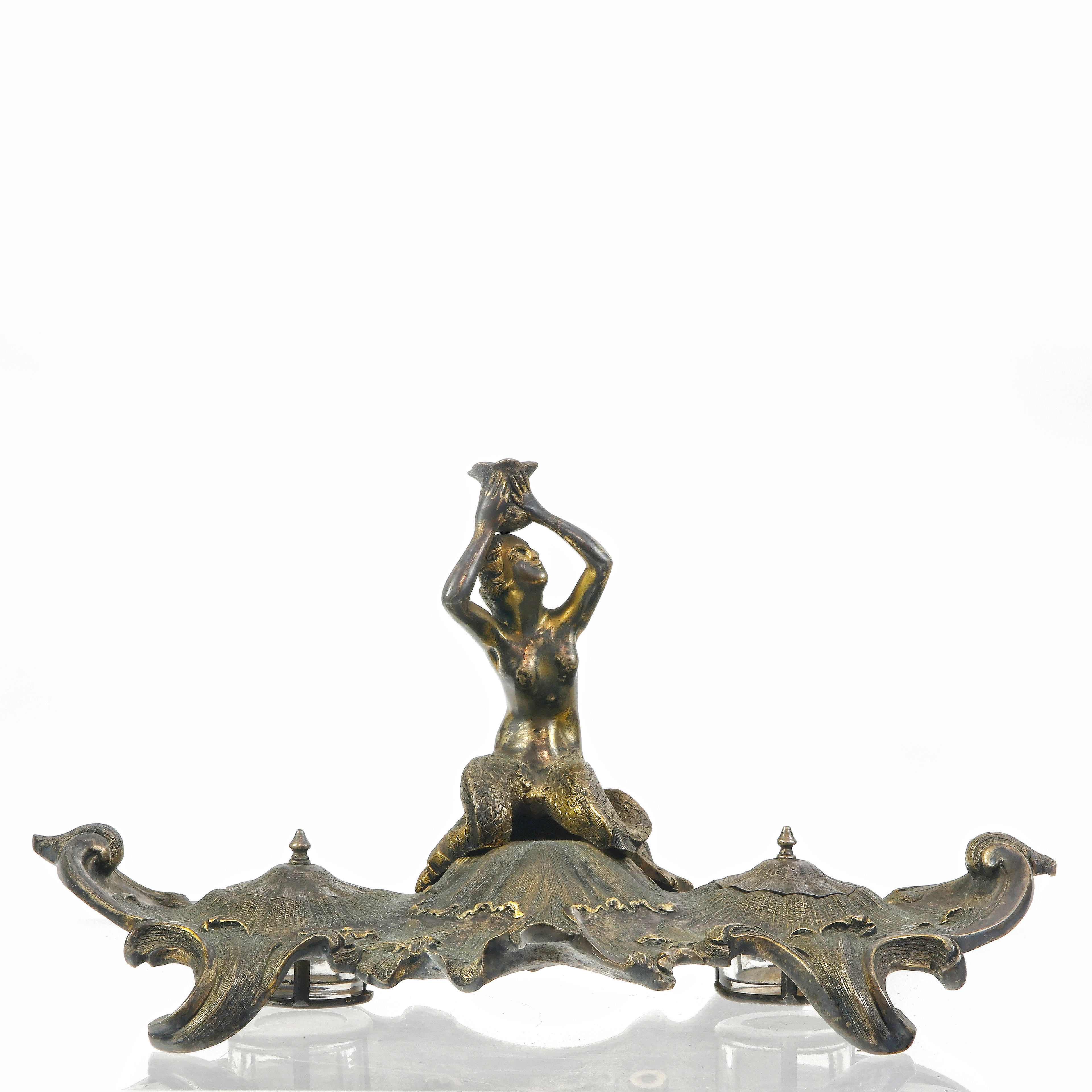 BELLE EPOQUE GILT BRONZE FIGURAL