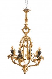 BELLE EPOQUE GILT BRONZE PUTTI