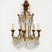 BELLE EPOQUE GILT METAL & CRYS