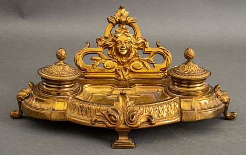 BELLE EPOQUE ORMOLU ENCRIER OR DESK