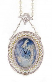 Belle Epoque platinum pendent