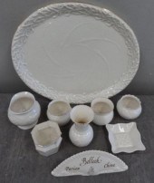 Belleek. 9 Pieces.Includes Bel