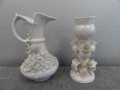 Belleek. Aberdeen Vase & Thist
