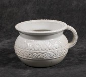 BELLEEK EARTHENWARE CHAMBER PO