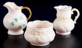 BELLEEK, IRELAND POTTERY TRIOO