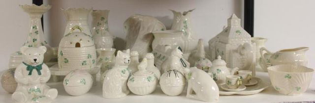 BELLEEK. Large Lot of Assorted