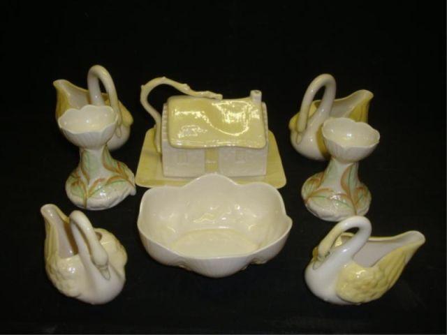 BELLEEK. Lot of 'Swan'