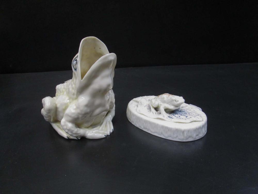 BELLEEK PARIAN PORCELAIN VASE AND