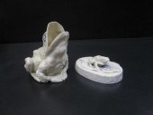 BELLEEK PARIAN PORCELAIN VASE