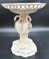 BELLEEK PORCELAIN BASKET, ON C