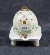 BELLEEK PORCELAIN BEE HIVE, CI