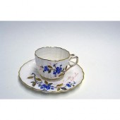 BELLEEK PORCELAIN CUP & SAUCER