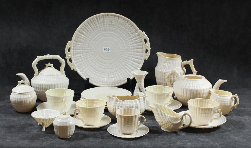 BELLEEK PORCELAIN LIMPET TEA