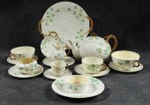 BELLEEK PORCELAIN SHAMROCK TEA