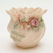BELLEEK POTTERY PORCELAIN CACH