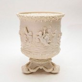 BELLEEK POTTERY PORCELAIN JARD