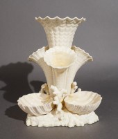 BELLEEK SHELL FORM BLACK MARK