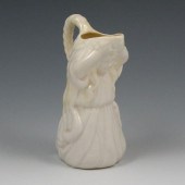 Belleek Undine cream pitcher w