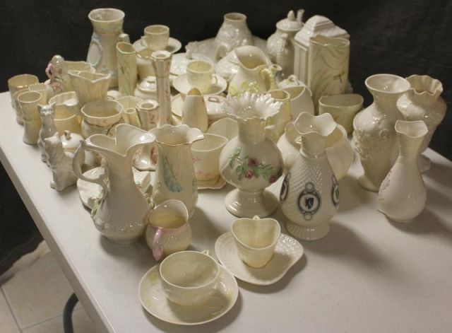 BELLEEK. Very Large Lot of Assorted