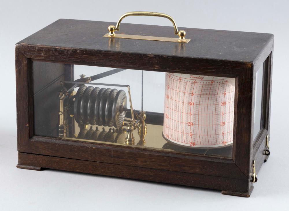 BELLOWS-STYLE BAROGRAPH BY CARL