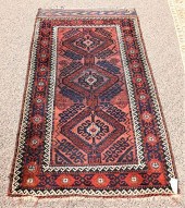 BELOUCH ORIENTAL THROW RUG 3'