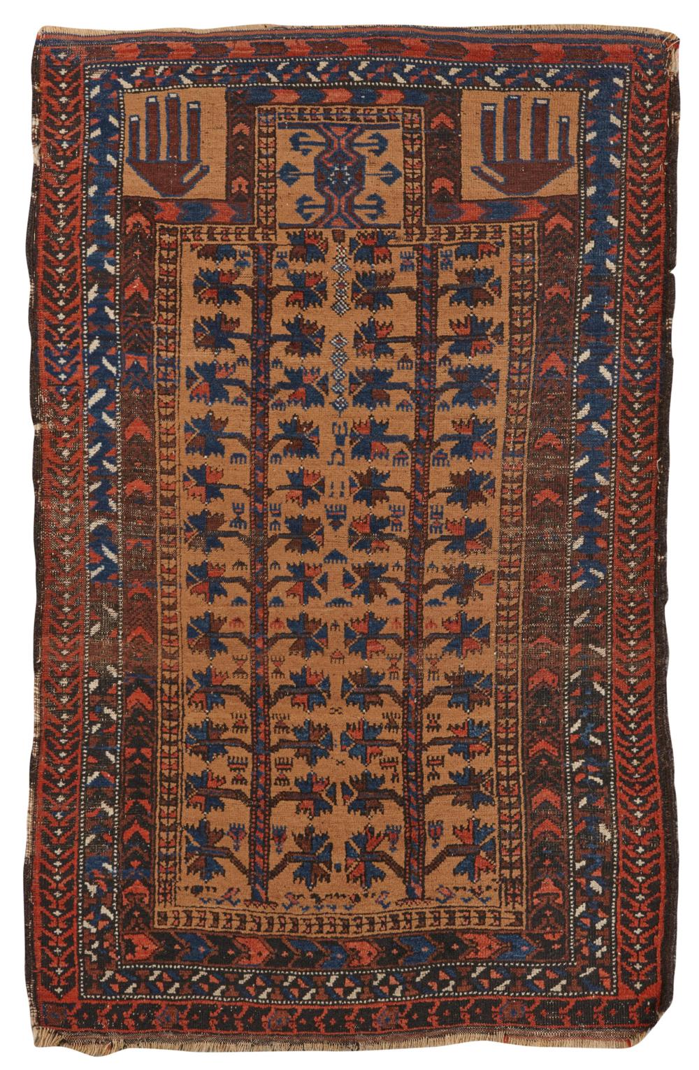 BELOUCH PRAYER RUG, AFGHANISTAN,