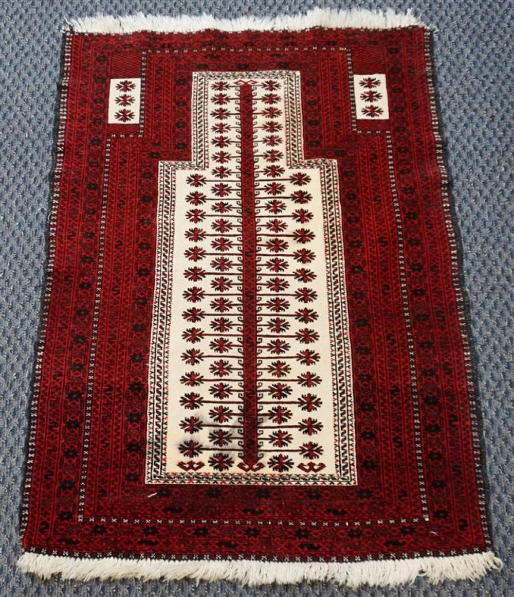 BELOUCHISTAN PRAYER RUG, 4 FT 6