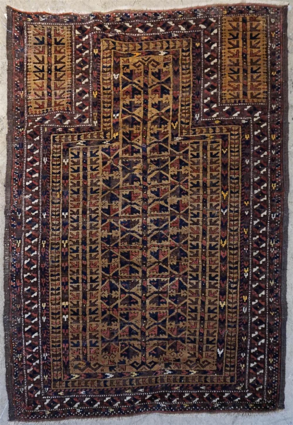 BELOUCHISTAN PRAYER RUG, 4 FT 6