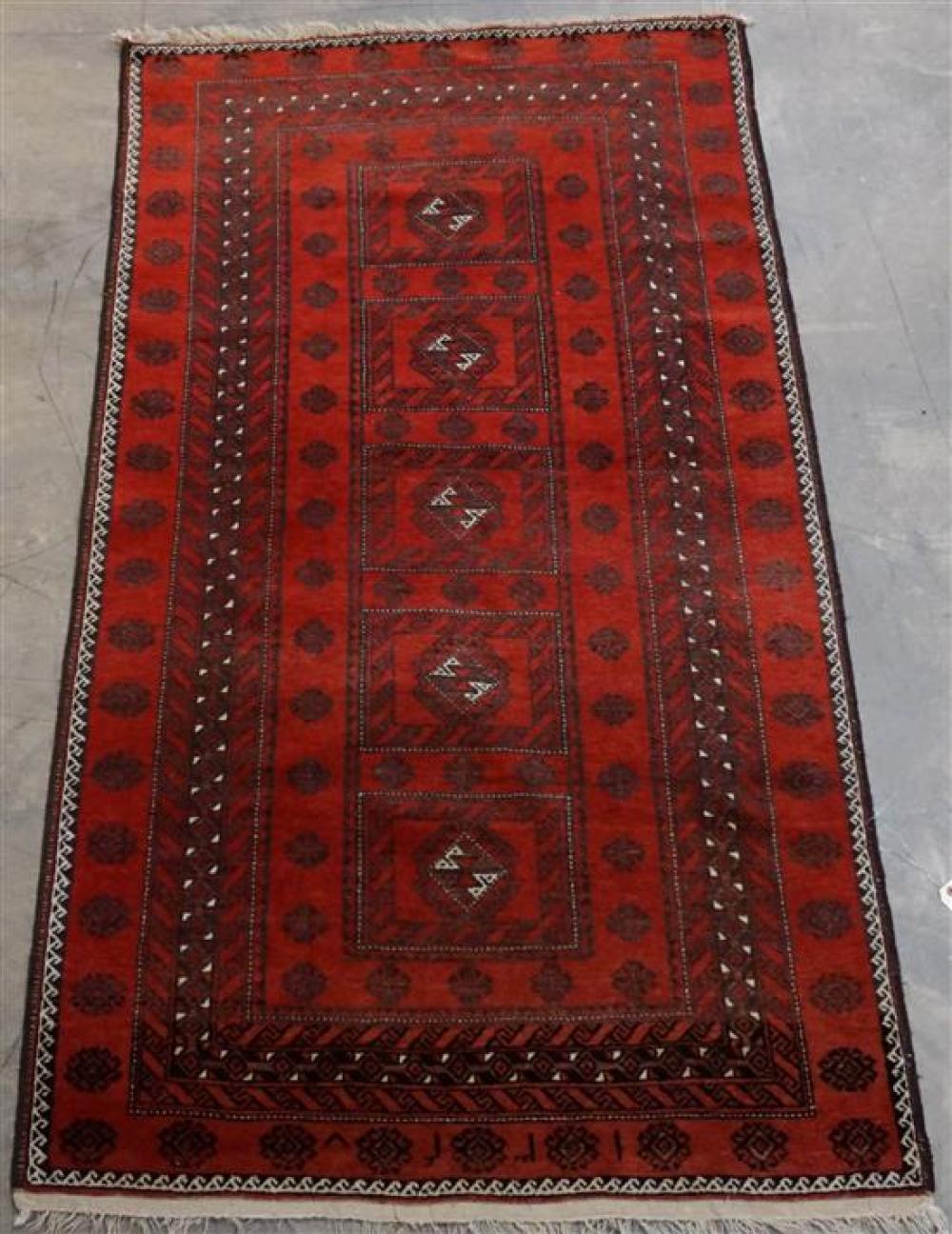 BELOUCHISTAN RUG, 6 FT 4 IN X 3