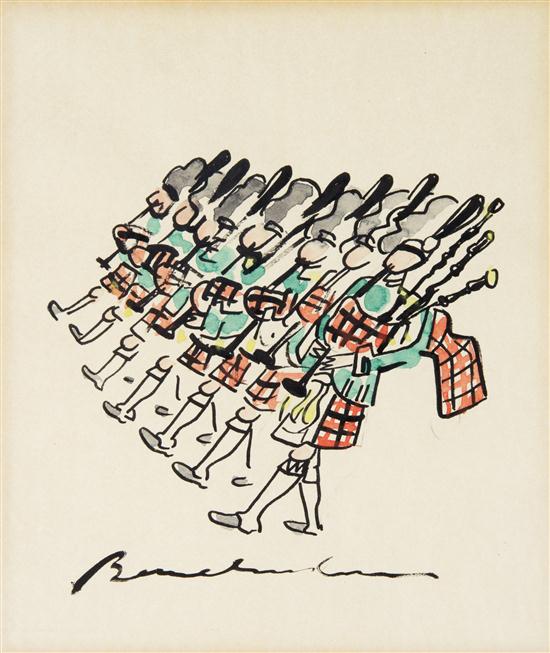 * BEMELMANS LUDWIG Bagpipers ink