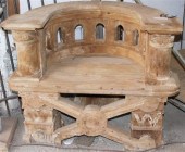BEN HUR STYLE PINE THRONE CHAI