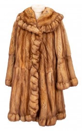 BEN KAHN FOX FUR COAT Ben Kahn